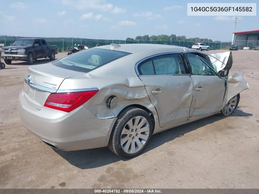 2016 Buick Lacrosse Leather VIN: 1G4GC5G36GF145582 Lot: 40284782