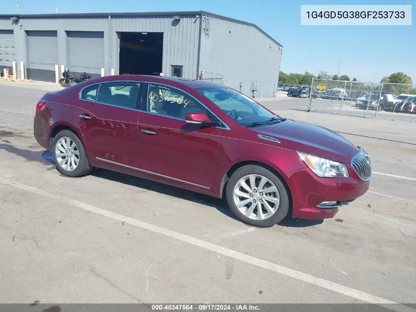 2016 Buick Lacrosse Premium I VIN: 1G4GD5G38GF253733 Lot: 40347564