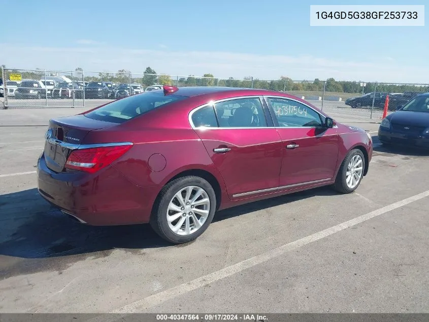 1G4GD5G38GF253733 2016 Buick Lacrosse Premium I