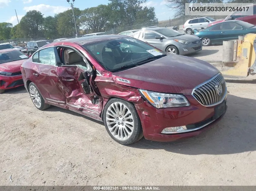 1G4GF5G33GF264617 2016 Buick Lacrosse Premium Ii