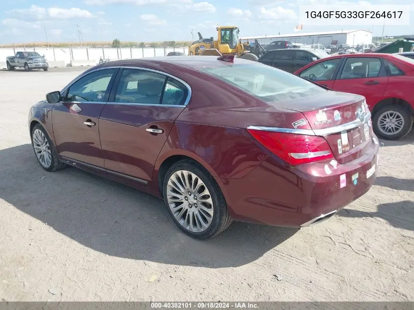 1G4GF5G33GF264617 2016 Buick Lacrosse Premium Ii