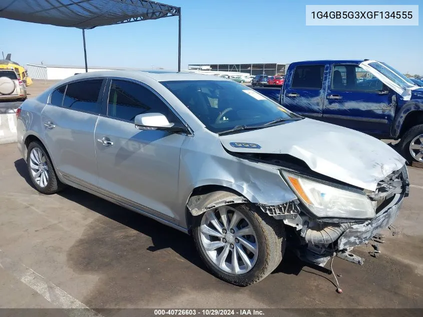 1G4GB5G3XGF134555 2016 Buick Lacrosse Leather