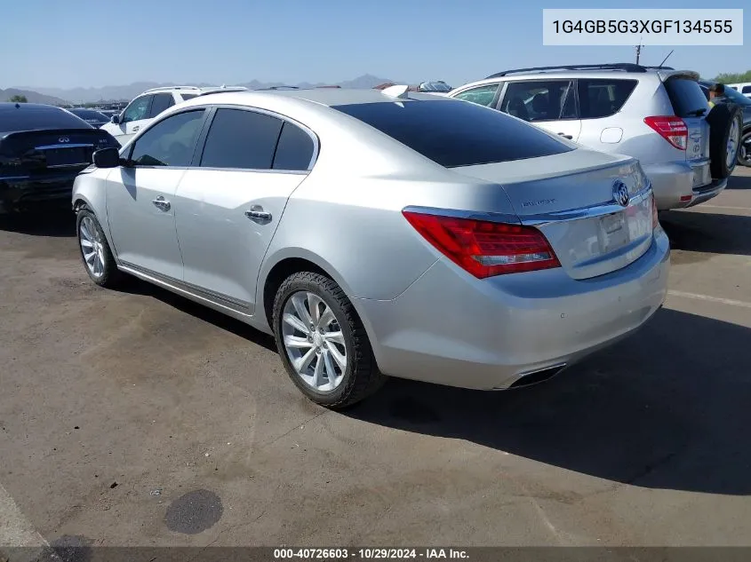 1G4GB5G3XGF134555 2016 Buick Lacrosse Leather