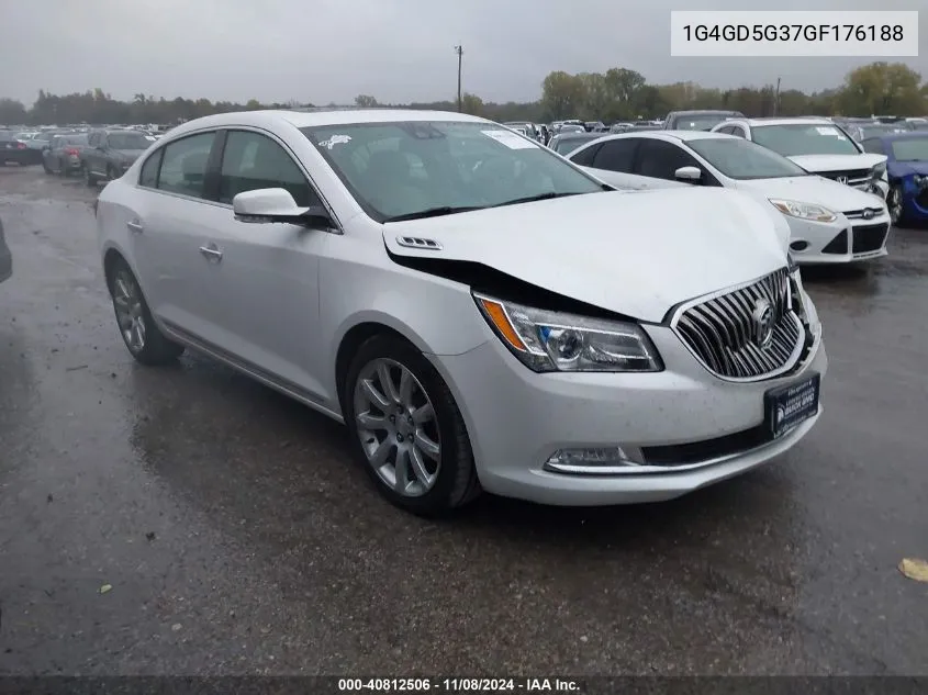 2016 Buick Lacrosse Premium I VIN: 1G4GD5G37GF176188 Lot: 40812506