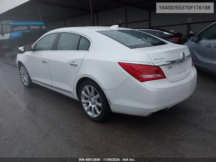 2016 Buick Lacrosse Premium I VIN: 1G4GD5G37GF176188 Lot: 40812506