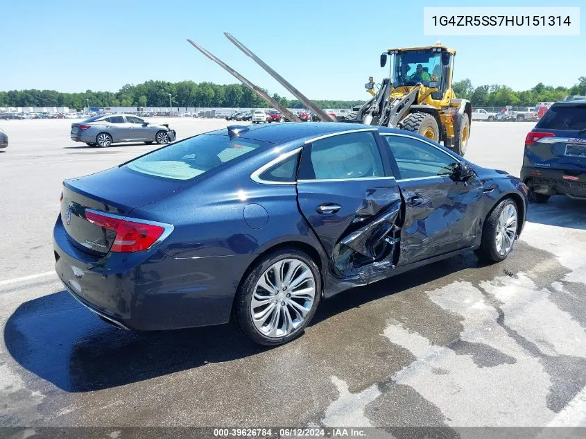 1G4ZR5SS7HU151314 2017 Buick Lacrosse Premium