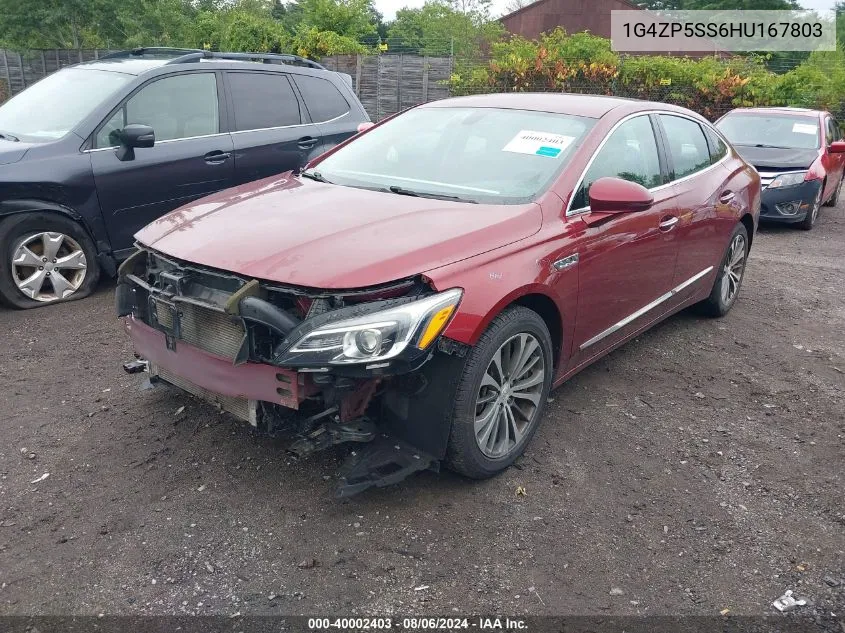 1G4ZP5SS6HU167803 2017 Buick Lacrosse Essence