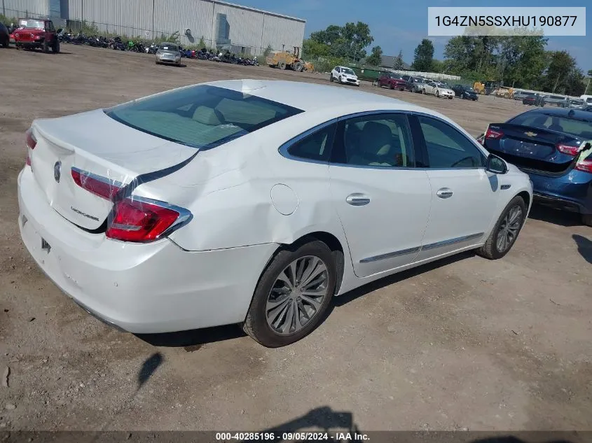 2017 Buick Lacrosse Preferred VIN: 1G4ZN5SSXHU190877 Lot: 40285196