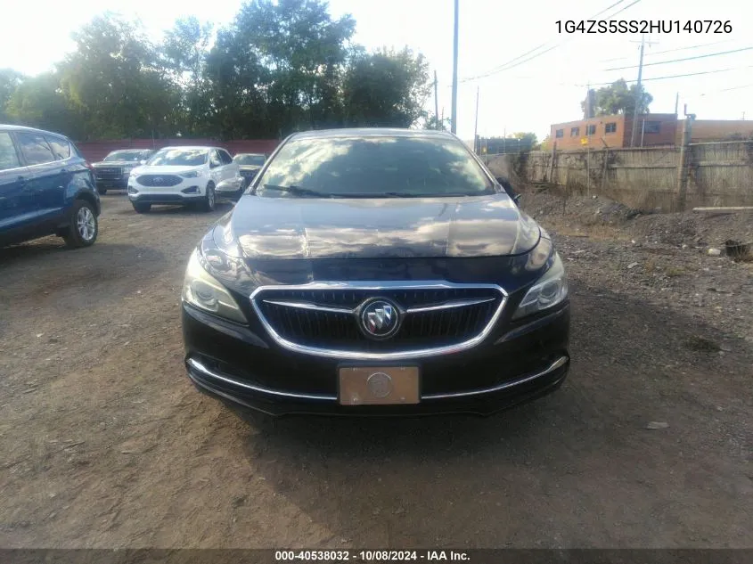 1G4ZS5SS2HU140726 2017 Buick Lacrosse Premium