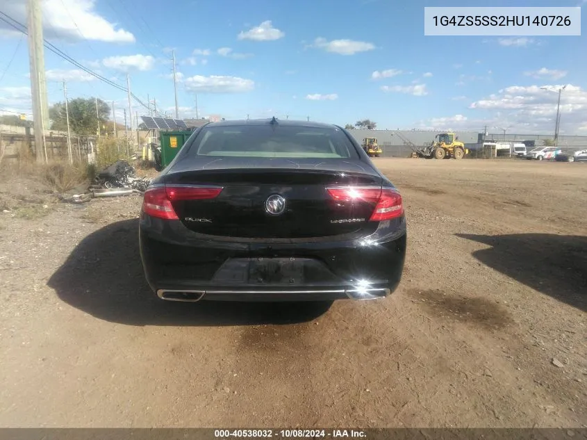 1G4ZS5SS2HU140726 2017 Buick Lacrosse Premium