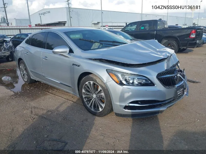 2017 Buick Lacrosse Preferred VIN: 1G4ZN5SS0HU136181 Lot: 40797577