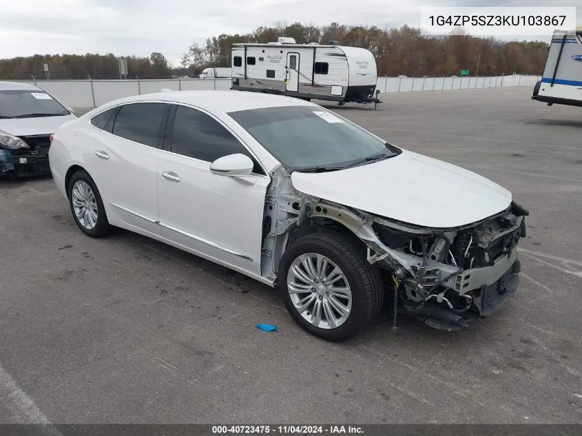 2019 Buick Lacrosse Fwd Essence VIN: 1G4ZP5SZ3KU103867 Lot: 40723475