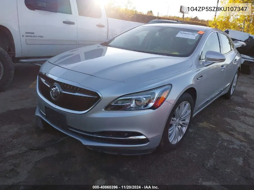 2019 Buick Lacrosse Fwd Essence VIN: 1G4ZP5SZ8KU107347 Lot: 40860396