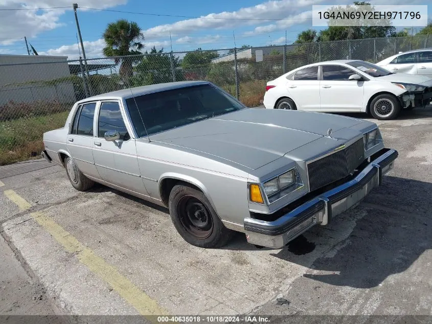 1984 Buick Lesabre Custom VIN: 1G4AN69Y2EH971796 Lot: 40635018