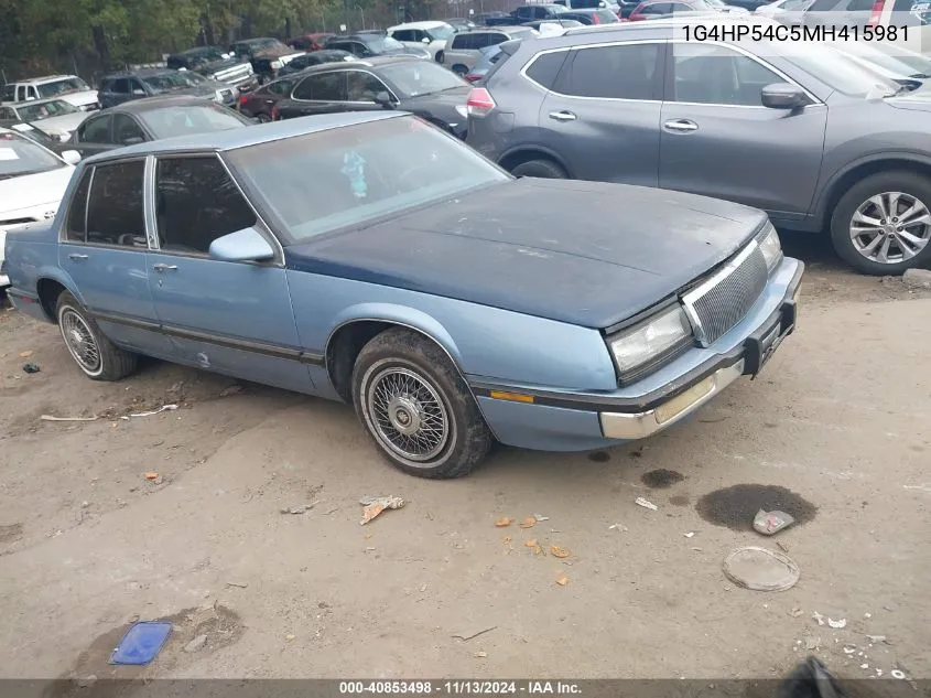 1991 Buick Lesabre Custom VIN: 1G4HP54C5MH415981 Lot: 40853498