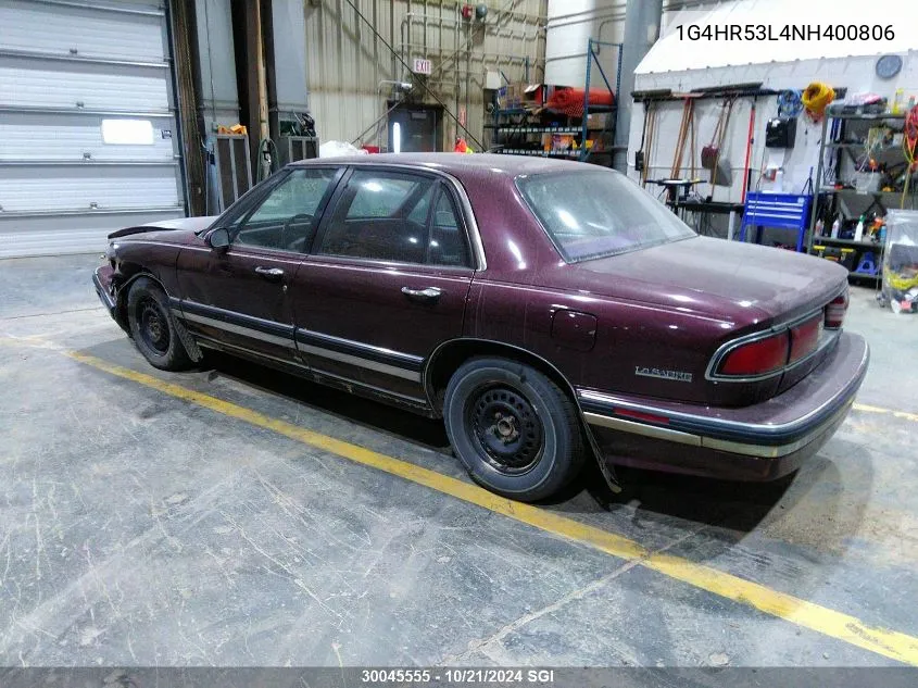 1G4HR53L4NH400806 1992 Buick Lesabre Limited