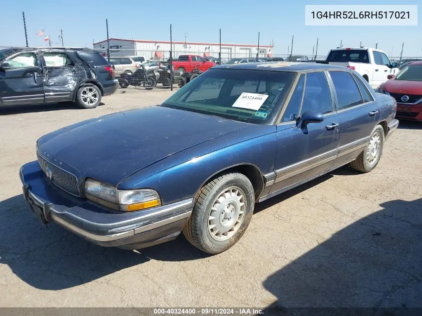 1994 Buick Lesabre Limited VIN: 1G4HR52L6RH517021 Lot: 40324400