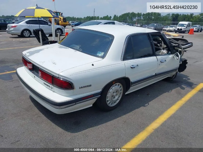 1G4HR52L4SH420230 1995 Buick Lesabre Limited