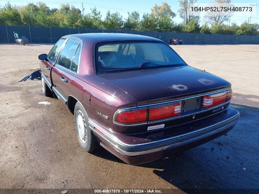 1995 Buick Lesabre Custom VIN: 1G4HP52L7SH408773 Lot: 40617570