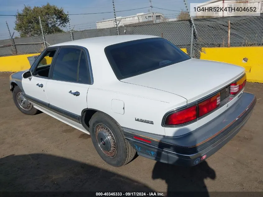 1G4HR52K4TH404652 1996 Buick Lesabre Limited