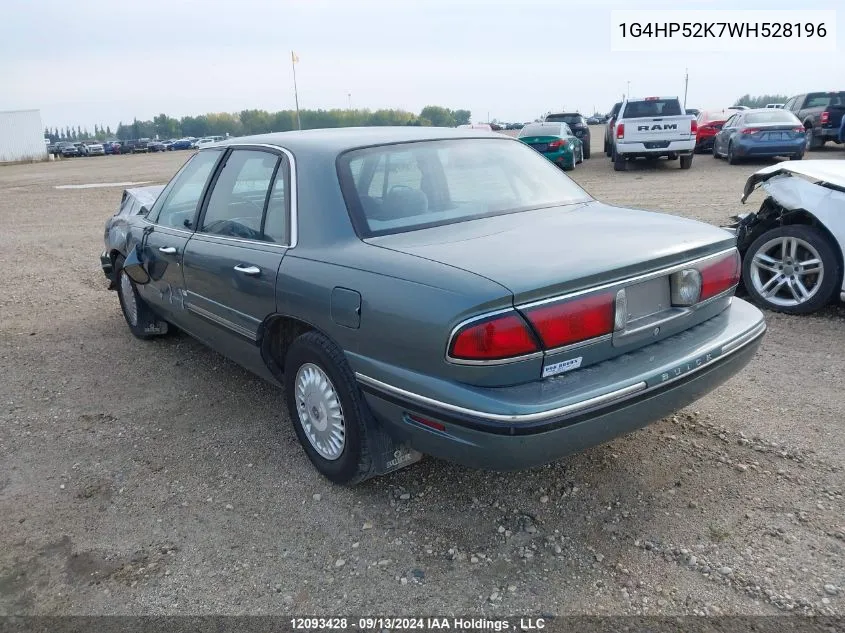 1998 Buick Lesabre VIN: 1G4HP52K7WH528196 Lot: 12093428