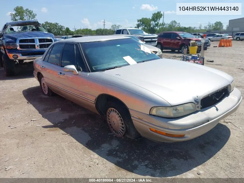 1998 Buick Lesabre Limited VIN: 1G4HR52K1WH443140 Lot: 40199984