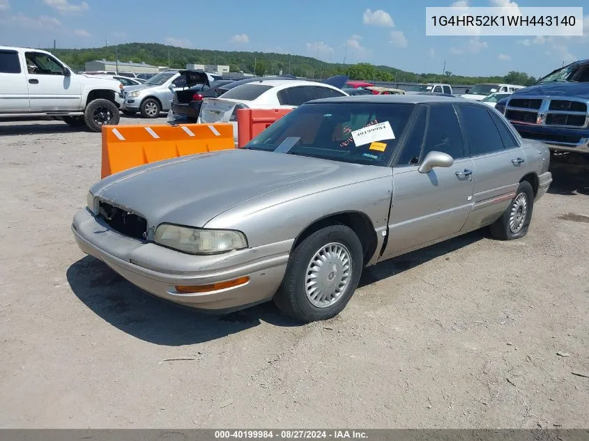 1G4HR52K1WH443140 1998 Buick Lesabre Limited