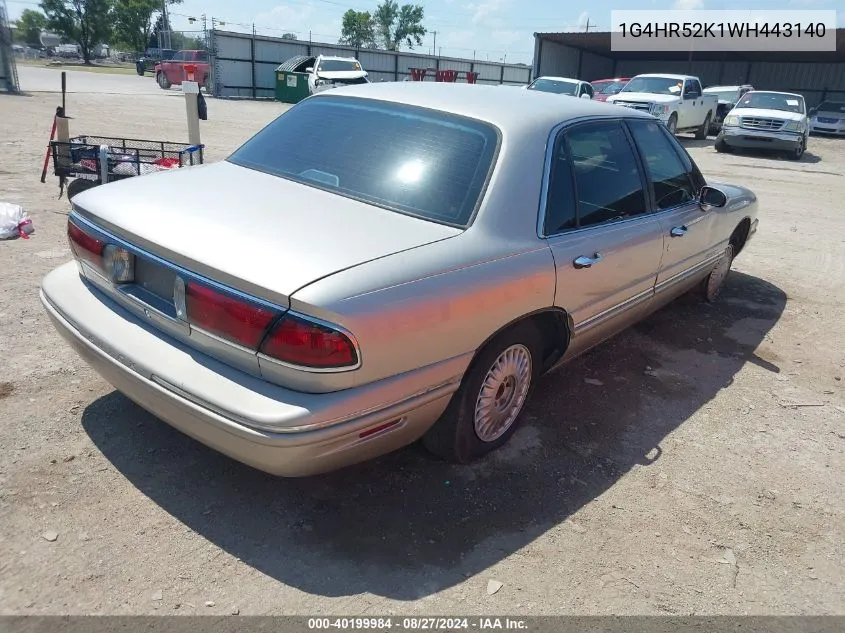 1G4HR52K1WH443140 1998 Buick Lesabre Limited