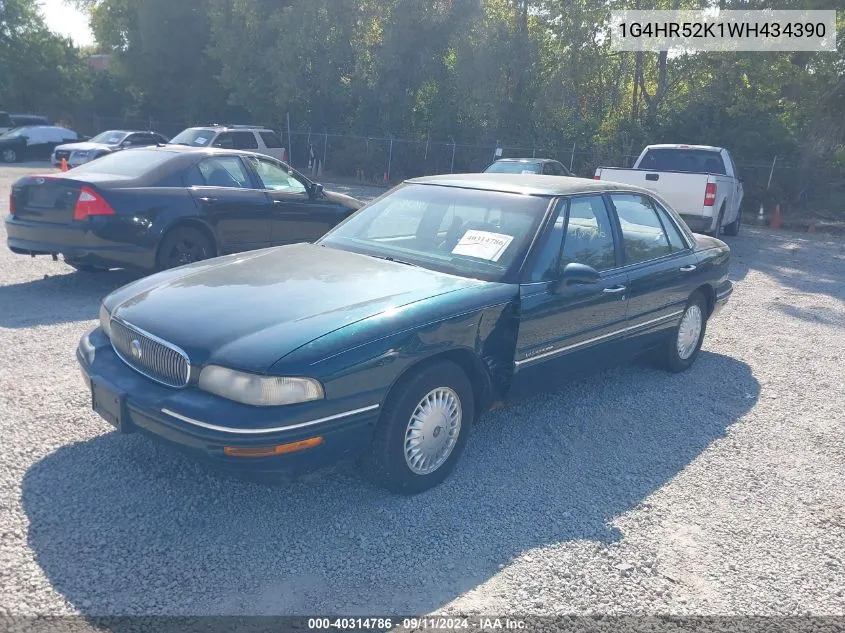 1998 Buick Lesabre Limited VIN: 1G4HR52K1WH434390 Lot: 40314786