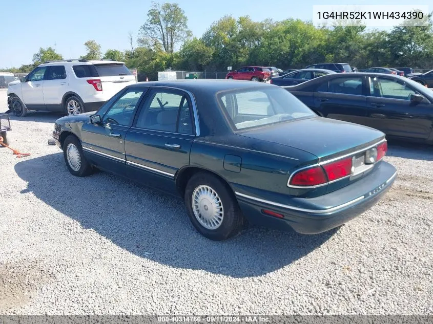 1998 Buick Lesabre Limited VIN: 1G4HR52K1WH434390 Lot: 40314786