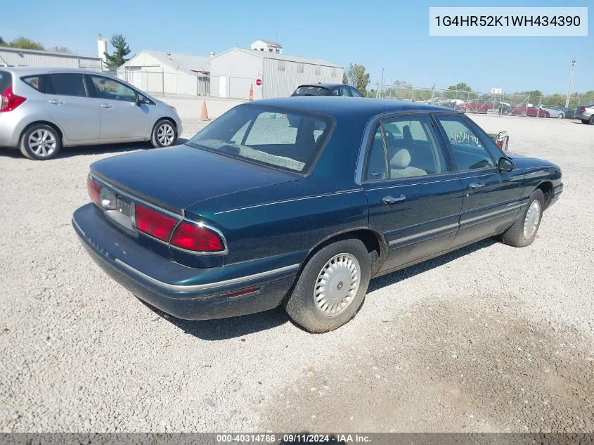 1998 Buick Lesabre Limited VIN: 1G4HR52K1WH434390 Lot: 40314786