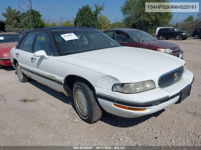 1998 Buick Lesabre Custom VIN: 1G4HP52K4WH525191 Lot: 40368897