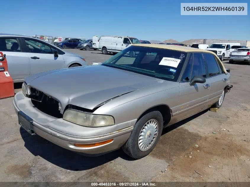 1998 Buick Lesabre Limited VIN: 1G4HR52K2WH460139 Lot: 40453316