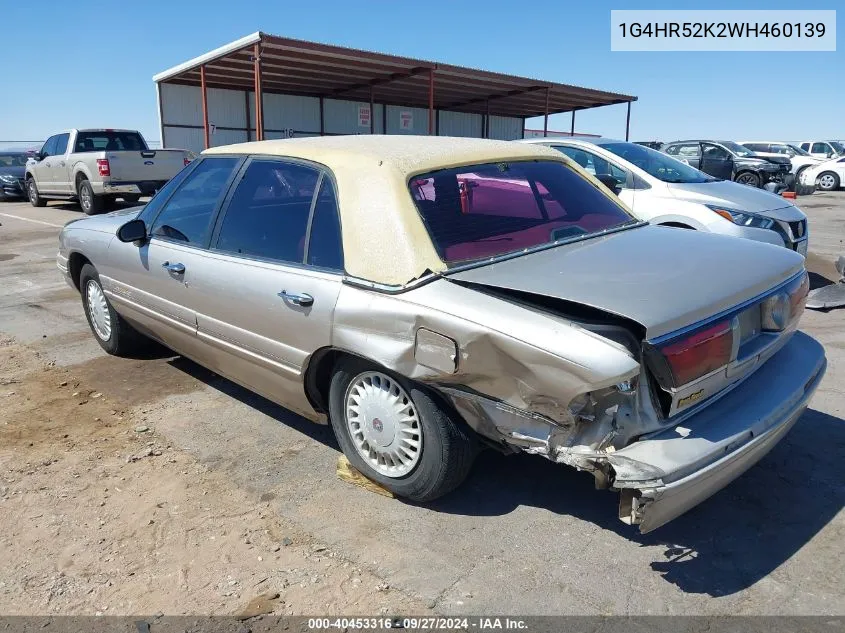 1998 Buick Lesabre Limited VIN: 1G4HR52K2WH460139 Lot: 40453316