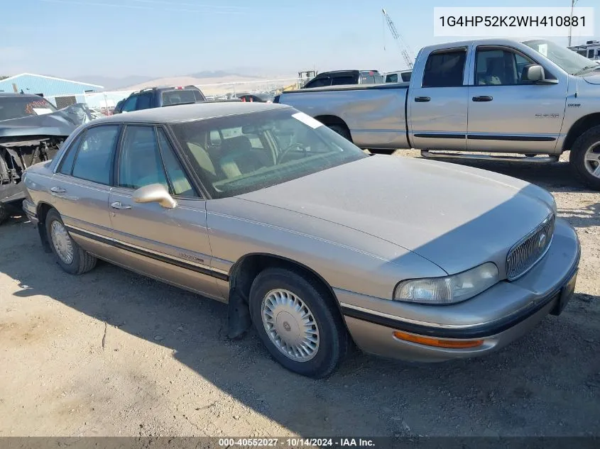 1998 Buick Lesabre Custom VIN: 1G4HP52K2WH410881 Lot: 40552027