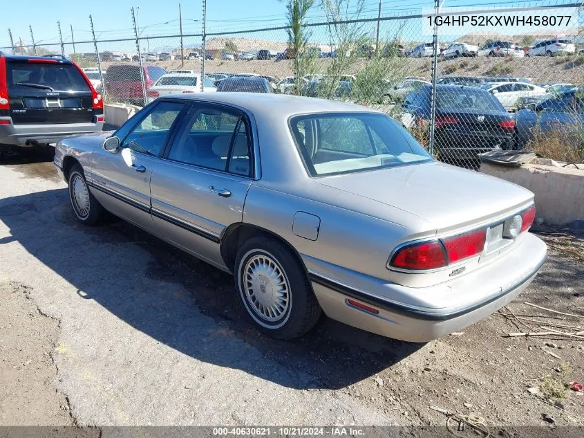 1998 Buick Lesabre Custom VIN: 1G4HP52KXWH458077 Lot: 40630621