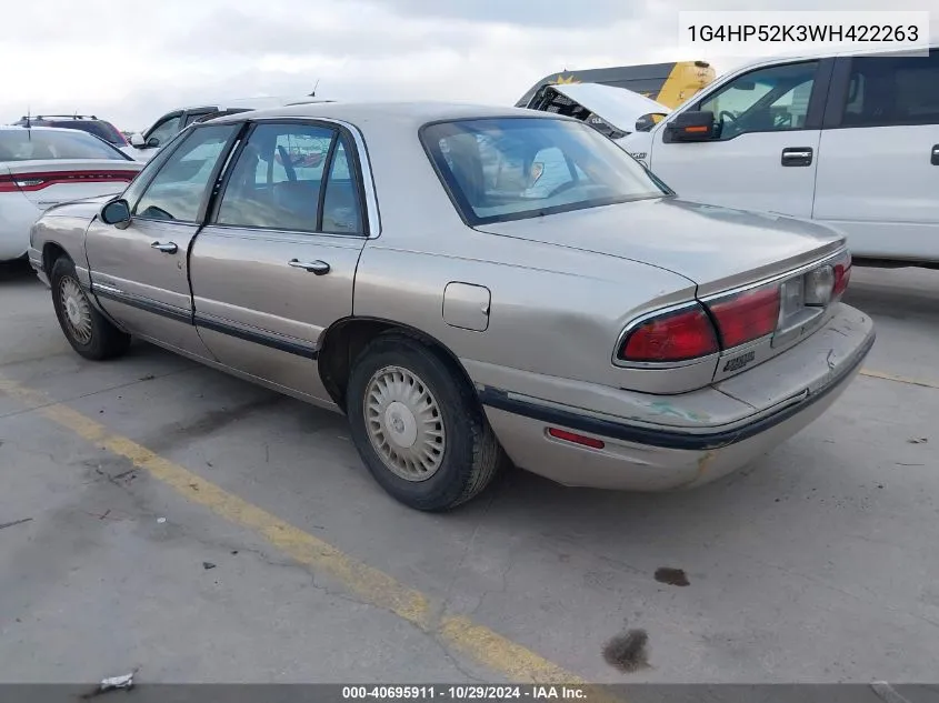 1998 Buick Lesabre Custom VIN: 1G4HP52K3WH422263 Lot: 40695911