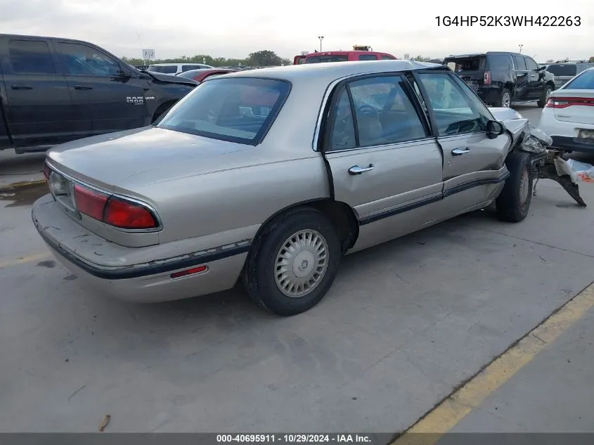 1998 Buick Lesabre Custom VIN: 1G4HP52K3WH422263 Lot: 40695911