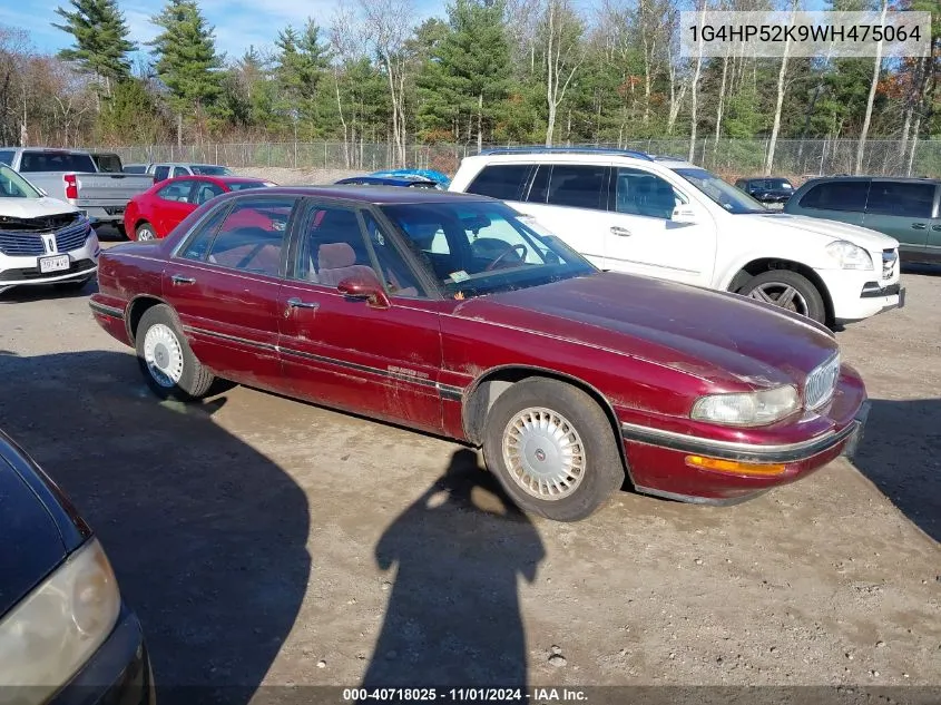 1998 Buick Lesabre Custom VIN: 1G4HP52K9WH475064 Lot: 40718025