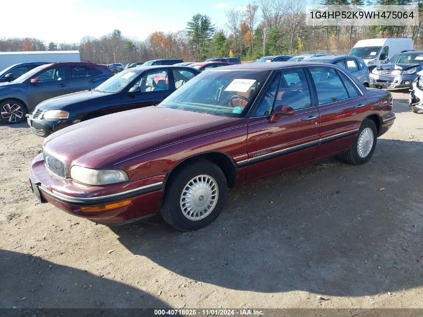 1998 Buick Lesabre Custom VIN: 1G4HP52K9WH475064 Lot: 40718025