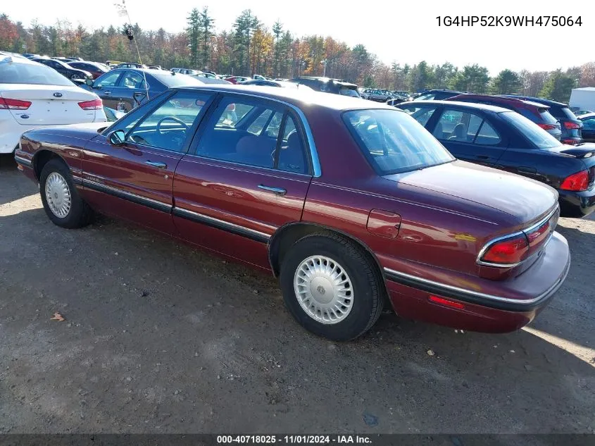 1998 Buick Lesabre Custom VIN: 1G4HP52K9WH475064 Lot: 40718025