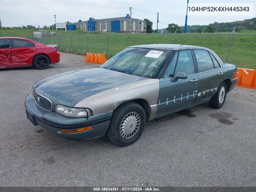 1999 Buick Lesabre Custom VIN: 1G4HP52K4XH445343 Lot: 39834391