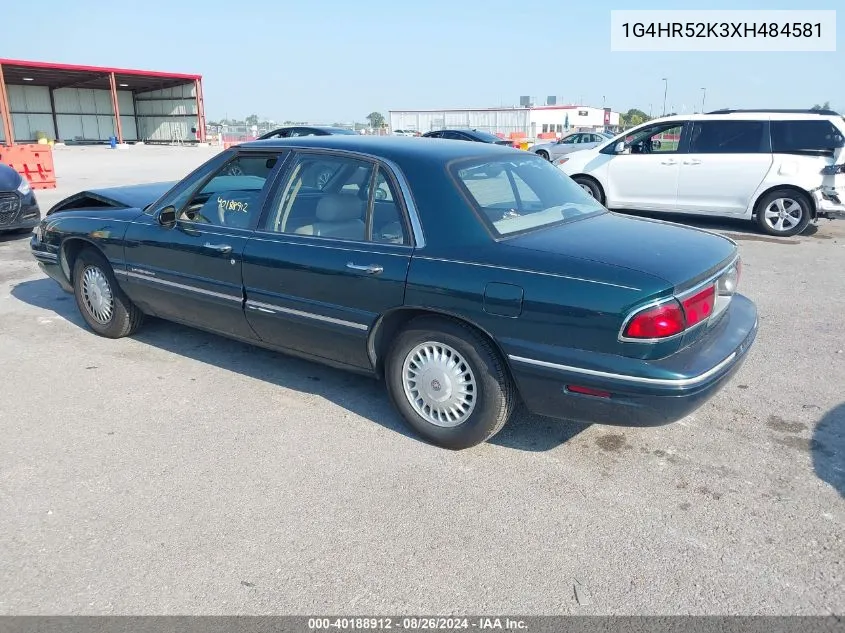 1999 Buick Lesabre Limited VIN: 1G4HR52K3XH484581 Lot: 40188912