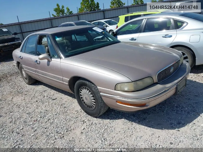 1G4HR52K4XH414748 1999 Buick Lesabre Limited