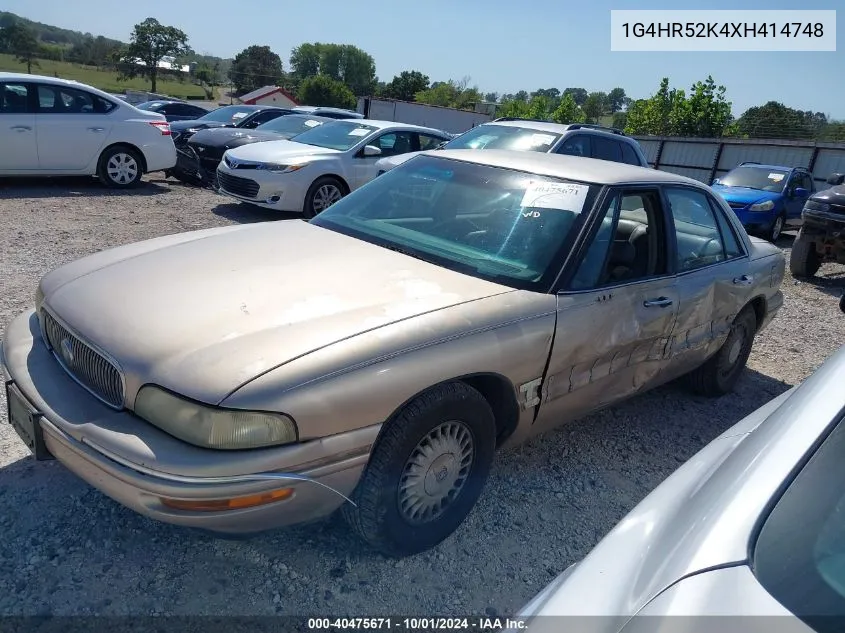 1999 Buick Lesabre Limited VIN: 1G4HR52K4XH414748 Lot: 40475671