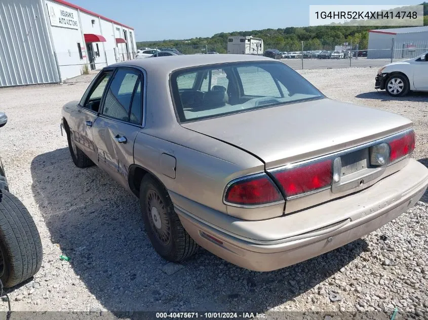 1G4HR52K4XH414748 1999 Buick Lesabre Limited