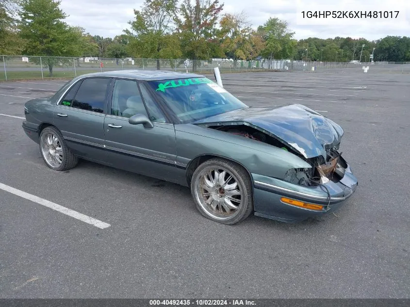 1G4HP52K6XH481017 1999 Buick Lesabre Custom