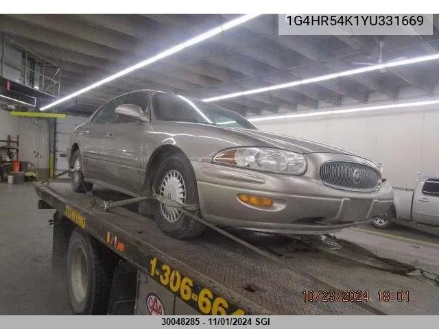 2000 Buick Lesabre Limited VIN: 1G4HR54K1YU331669 Lot: 30048285