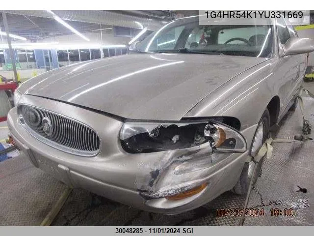 2000 Buick Lesabre Limited VIN: 1G4HR54K1YU331669 Lot: 30048285