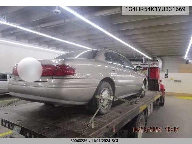 2000 Buick Lesabre Limited VIN: 1G4HR54K1YU331669 Lot: 30048285